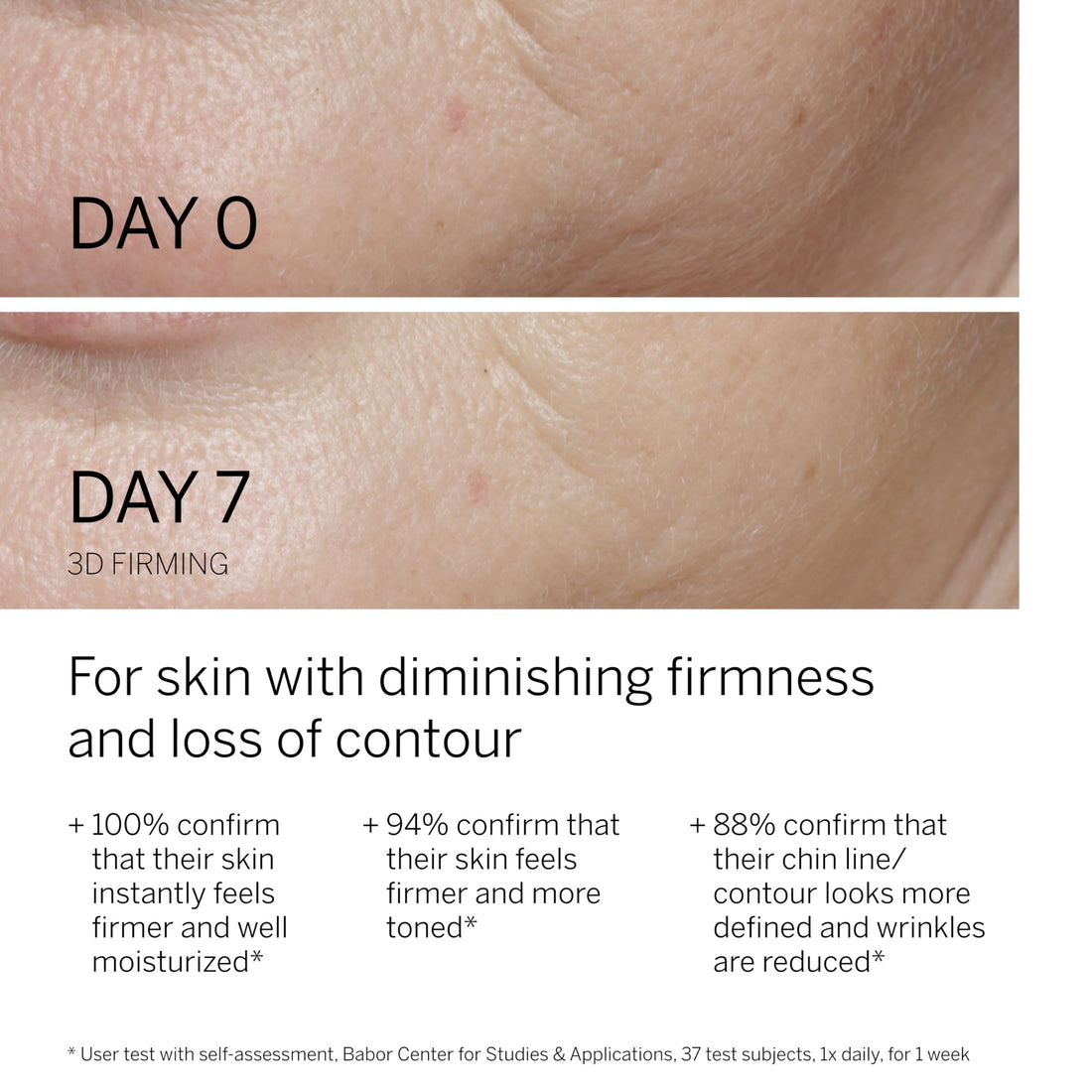 Babor 3D Firming Serum Concentrates, Hyaluronic Acid Serum to Moisturize Skin, 7 x 2 ml Concentrated Ampoules