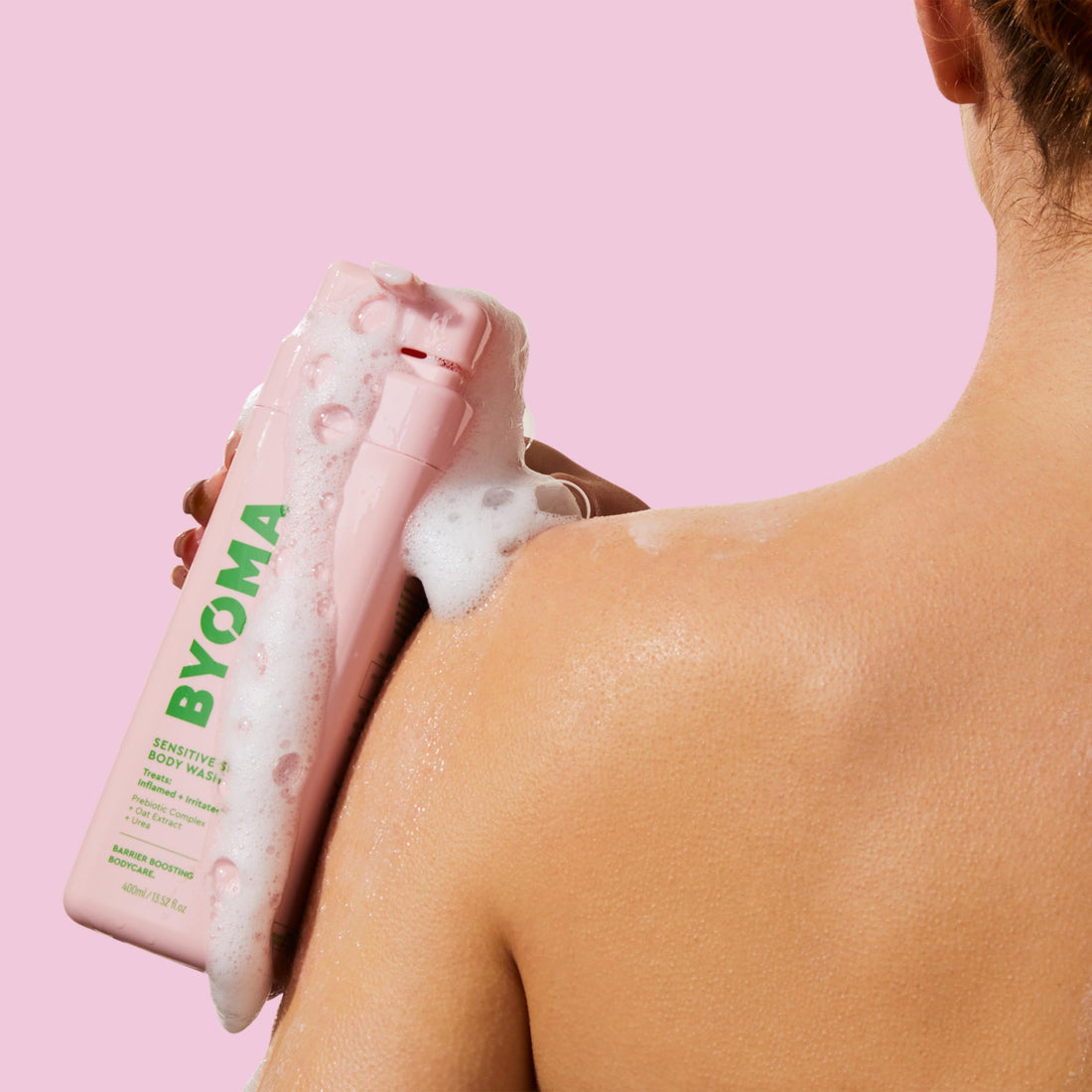 BYOMA Sensitive Body Wash - For Delicate, Irritated Skin - Creamy, Fragrance-Free Cleanser with Colloidal Oat & Urea - Soothes & Relieves Itching - Skin Barrier Support - 16.9 fl oz
