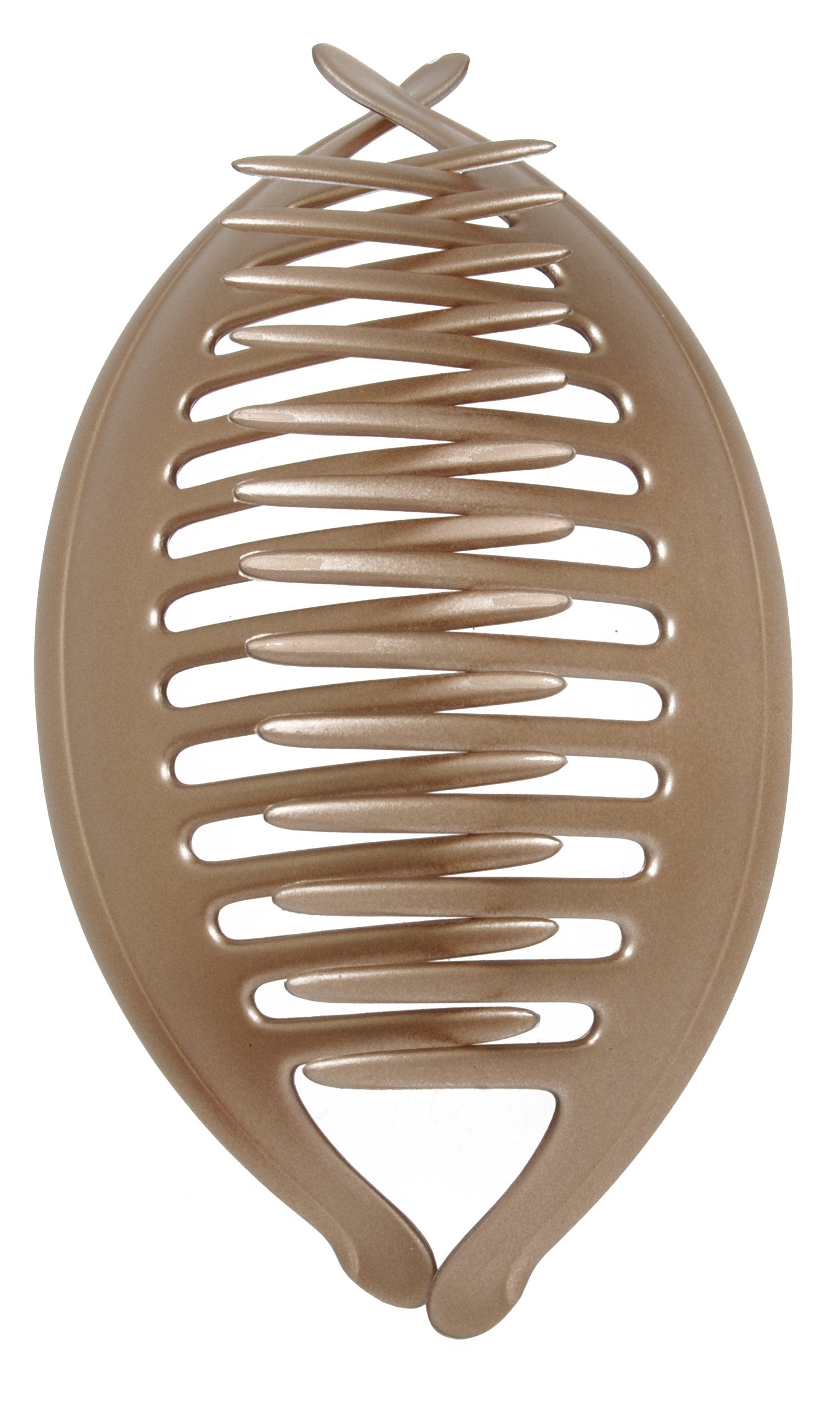 France Luxe Large Interlocking Comb Pair - Matte Sable