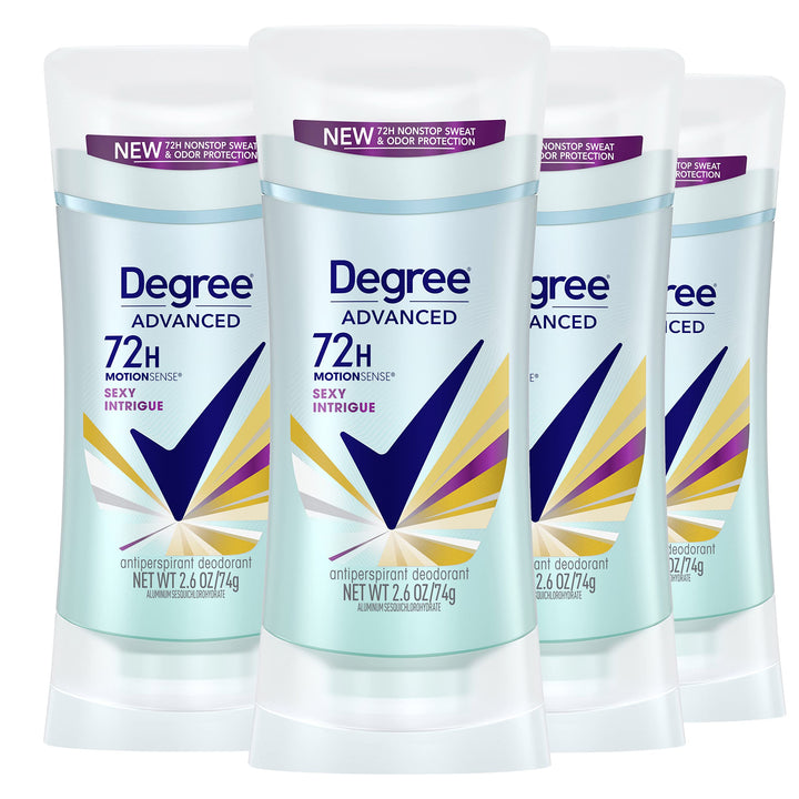 Degree Women Sexy Intrigue MotionSense Antiperspirant Deodorant, 2.6 oz, 4 Count