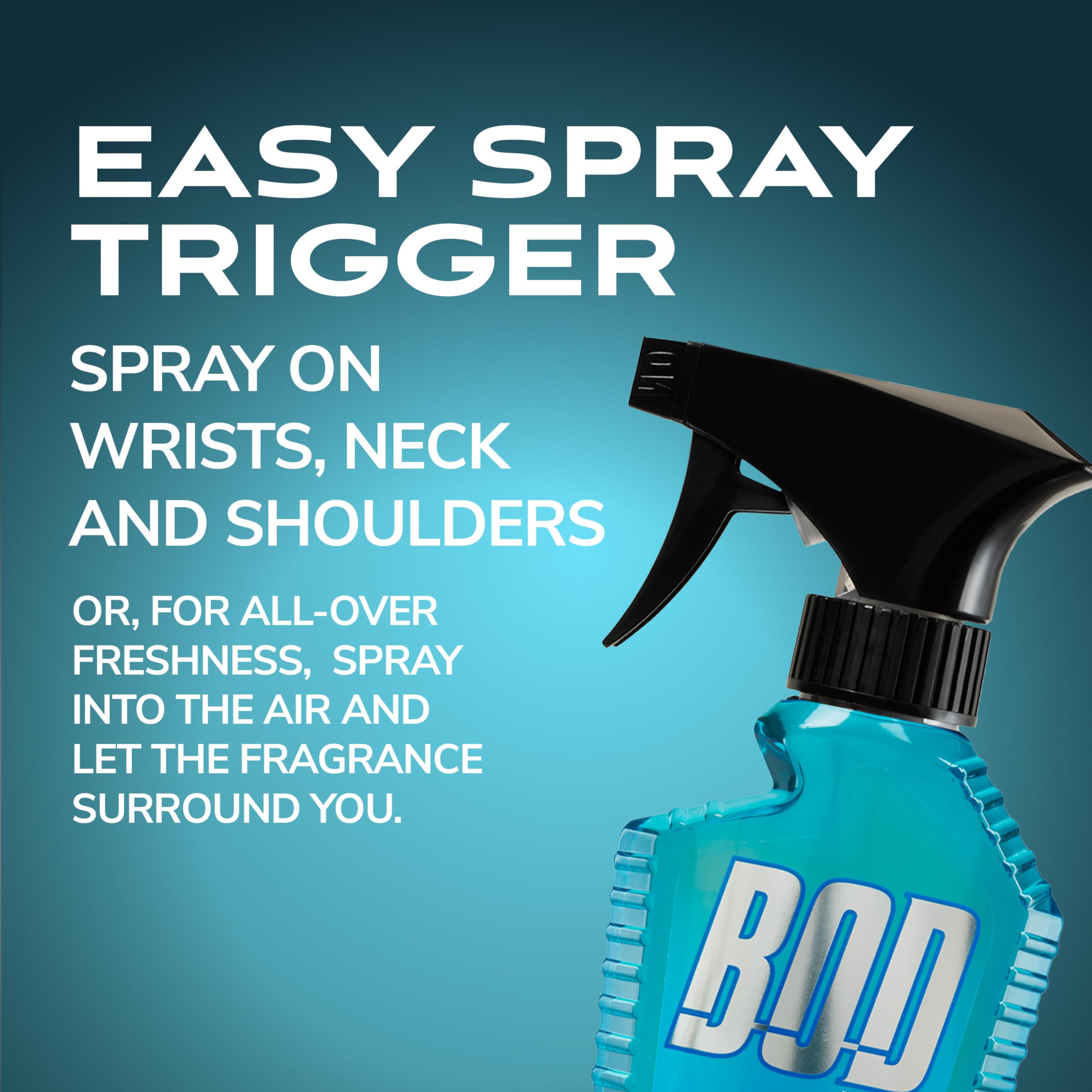 BOD Man Fragrance Body Spray, Blue Surf, 8 fl oz