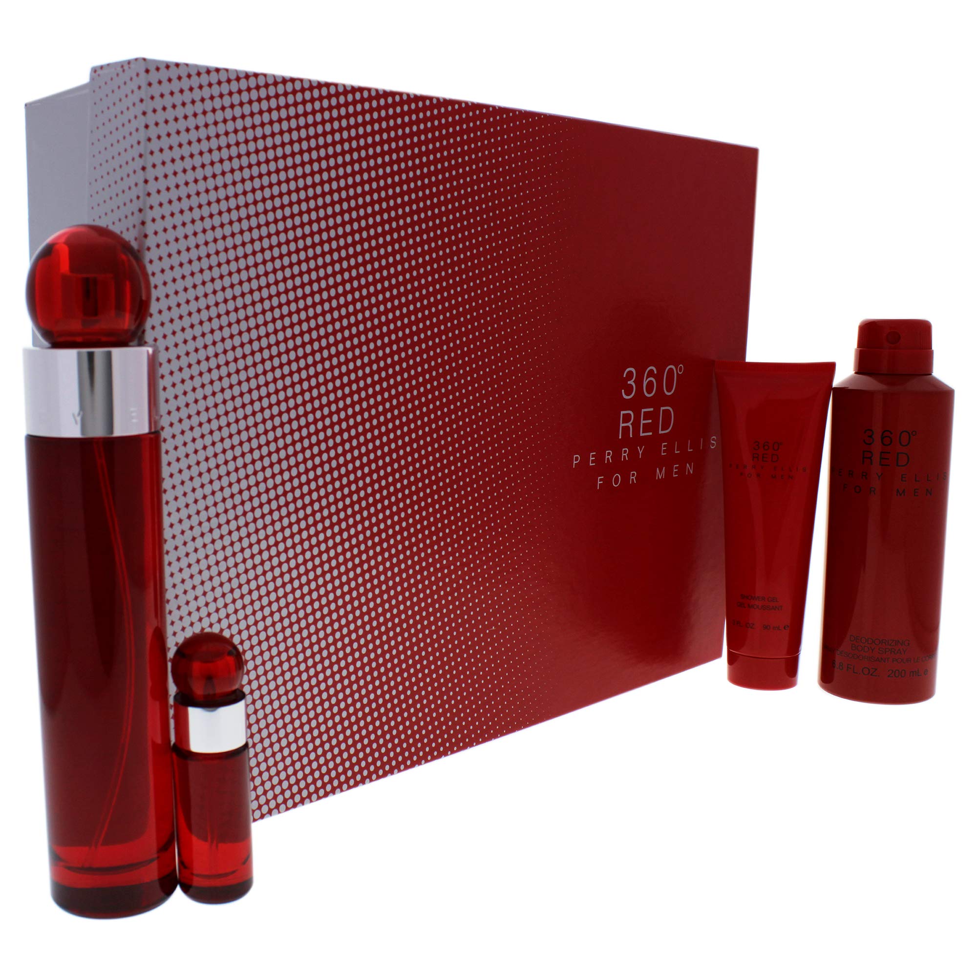 Perry Ellis 360 Red, 4 Count