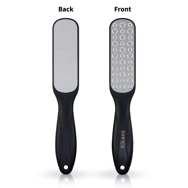 Rikans Colossal Foot File, Professional Foot Rasp Callus Remover, Foot Care Pedicure Tool to Remove Hard Skin,Can Be Used on Wet or Dry Skin, High Grade Stainless Steel File (Foot File Set)
