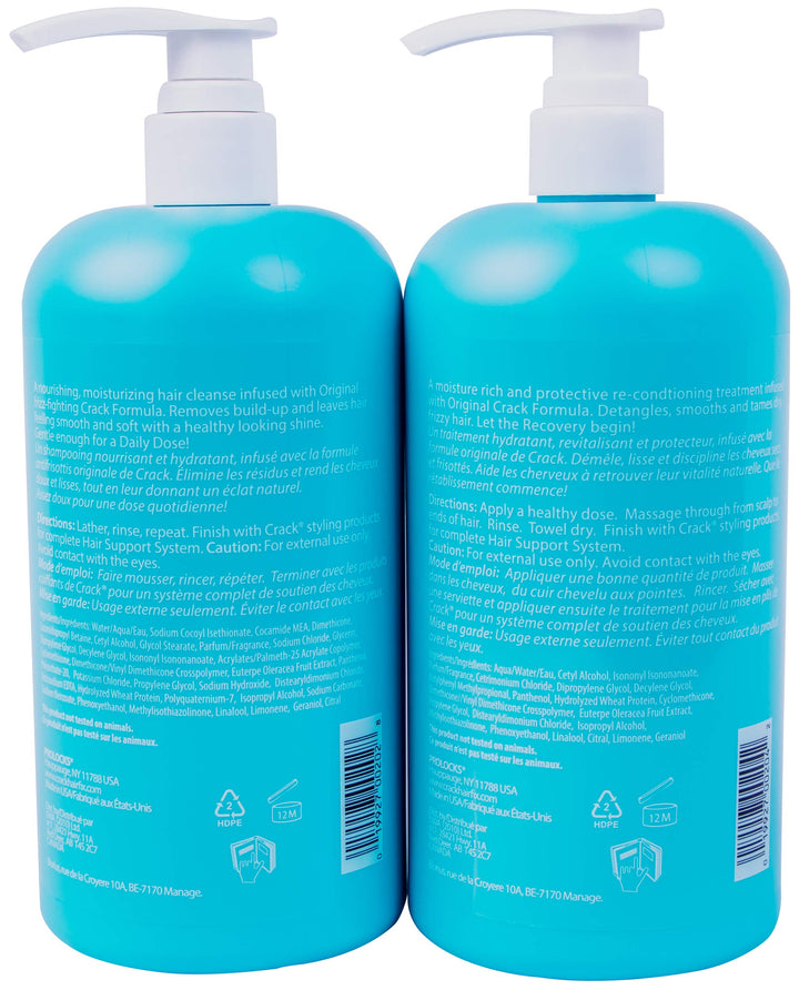 CRACK CLEAN & SOAPER SHAMPOO & IN TREATMENT CONDITIONER 33.8 OZ PUMP INCLUDED