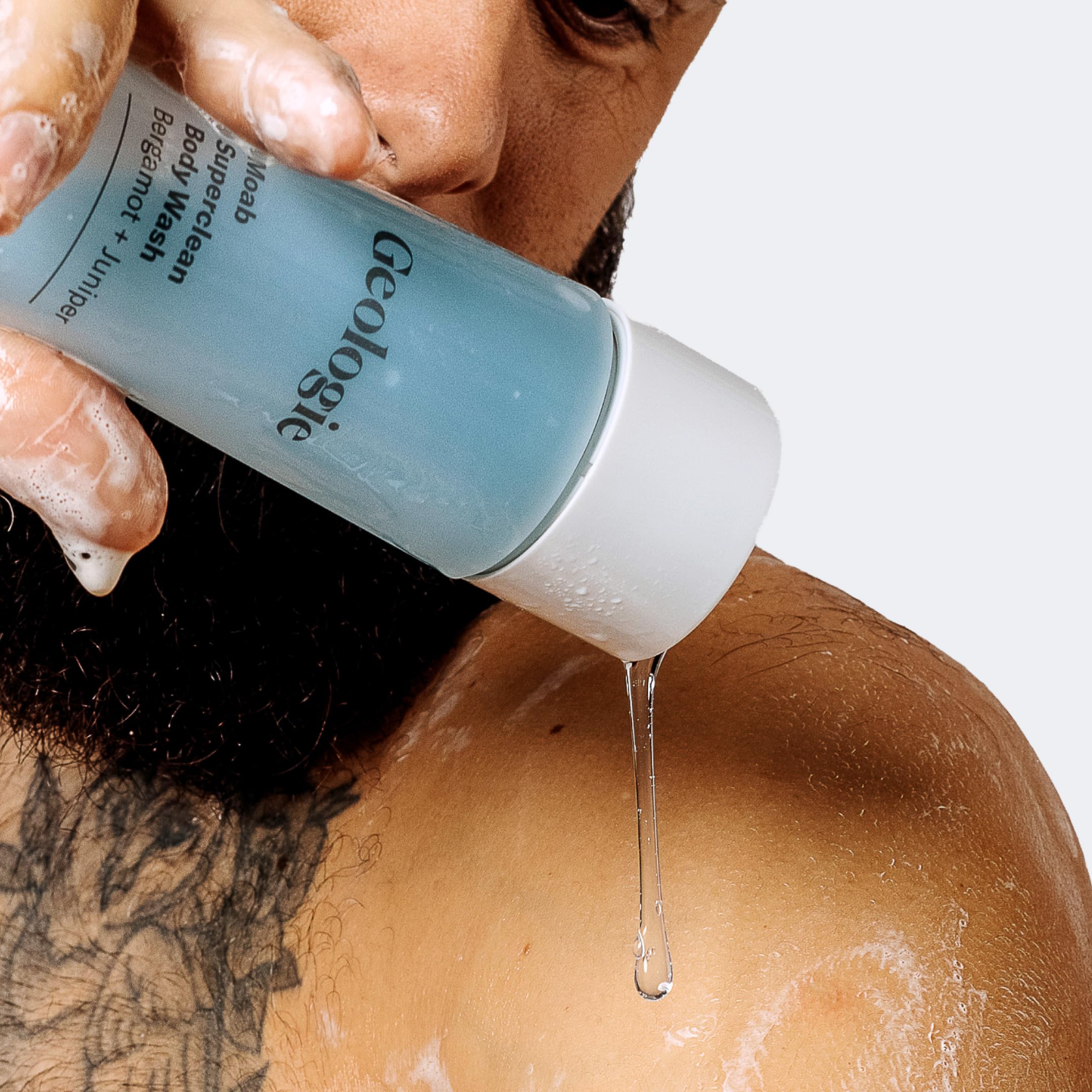 Geologie Moab Superclean Body Wash Refill Pack | Bergamot + Juniper | 16 fl oz