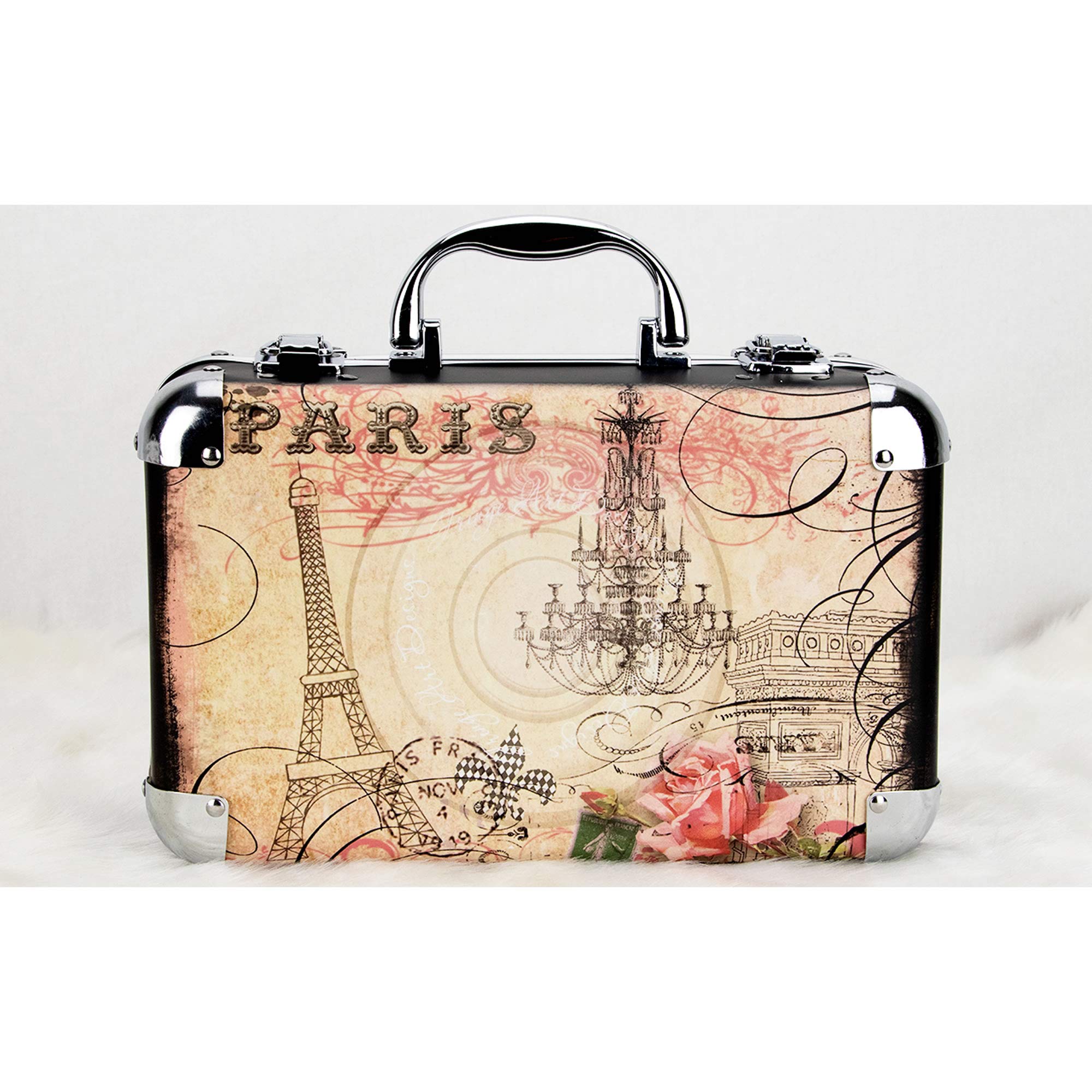 Ver Beauty 61pcs Makeup Gift Set With Extendable Trays and Mirror - Vmk1506, Paris Theme, 1 count