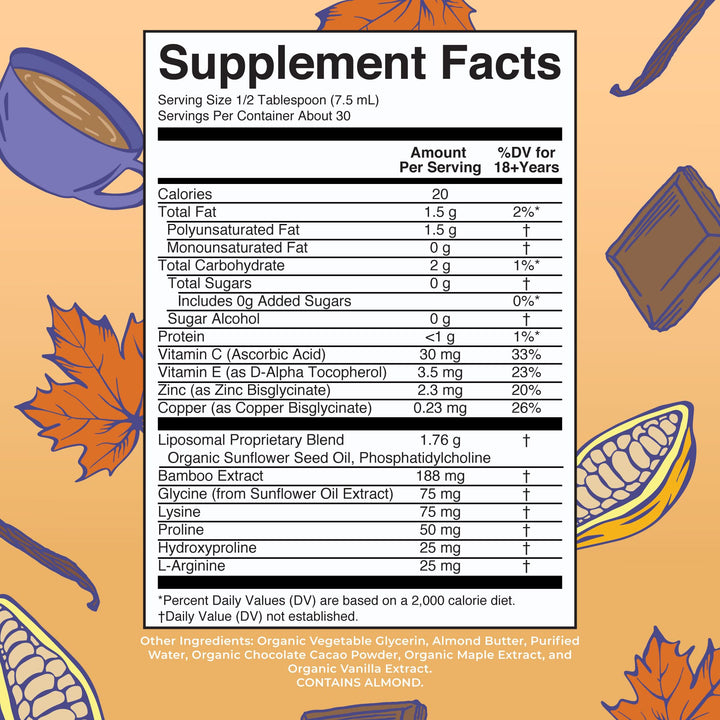 MaryRuth Organics Collagen Booster Liposomal, Sugar Free, Liquid Collagen Booster with Vitamin C, Vitamin E, Zinc, Copper & Silica, Skin Care & Joint Support Supplement, Vegan, Non-GMO, 7.6 Fl Oz