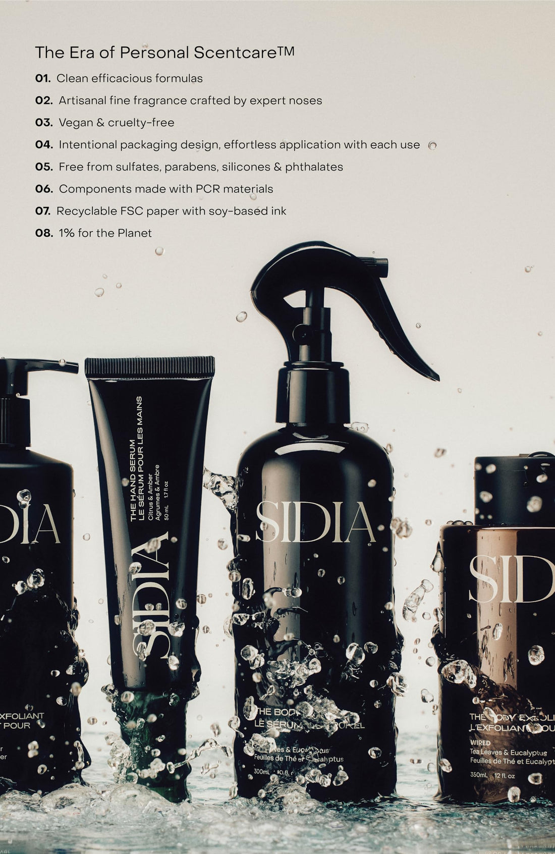 SIDIA - Soaked: The Cream | Cruelty-Free, Plant-Based, Clean Beauty (12 fl oz | 350 mL)