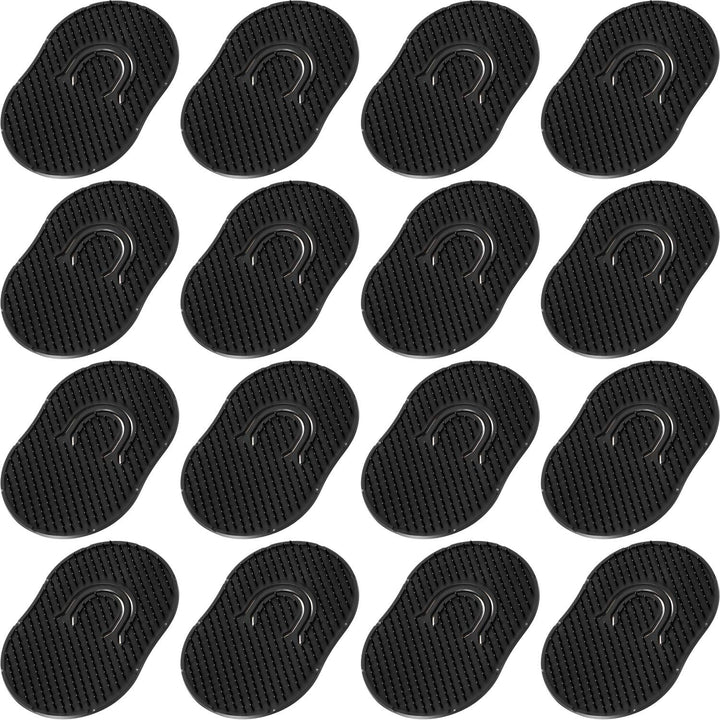 24 Packs Pocket Palm Combs for Men Women Soft Pocket Brush Portable Shampoo Pocket Combs (Black)