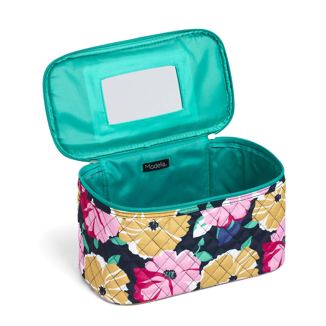 Allegro by Scunci Modella Big Bloom Train Case Makeup Organizer