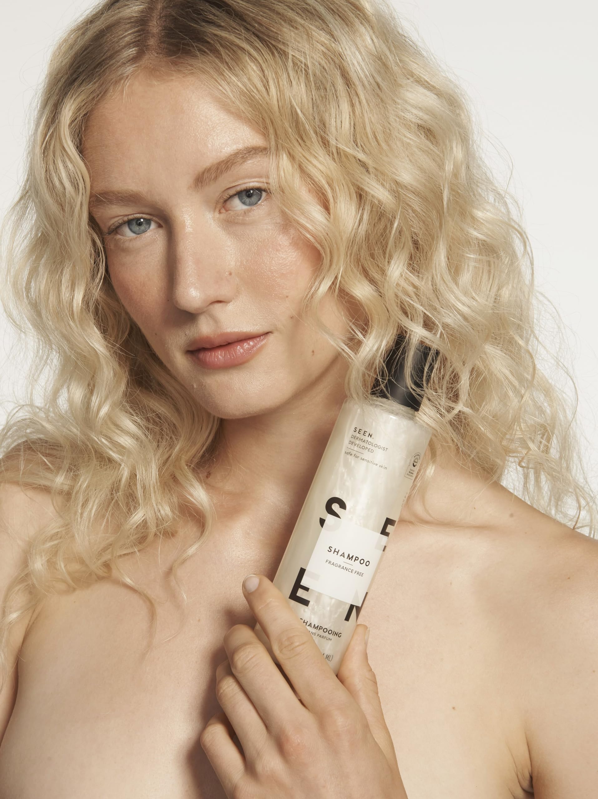 SEEN Shampoo & Conditioner Bundle, Fragrance-Free - Non-Comedogenic & Sulfate-Free Hair Care - Dermatologist-Developed, Safe for Sensitive, Eczema & Acne-Prone Skin