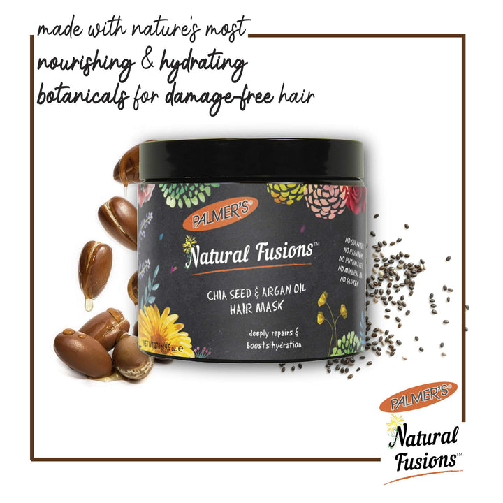 Palmer's Natural Fusions Chia Argan Hair Mask, 270 g