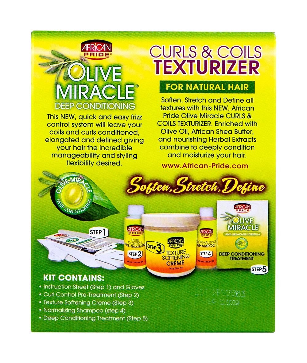 African Pride Olive Miracle Texturizer Kit