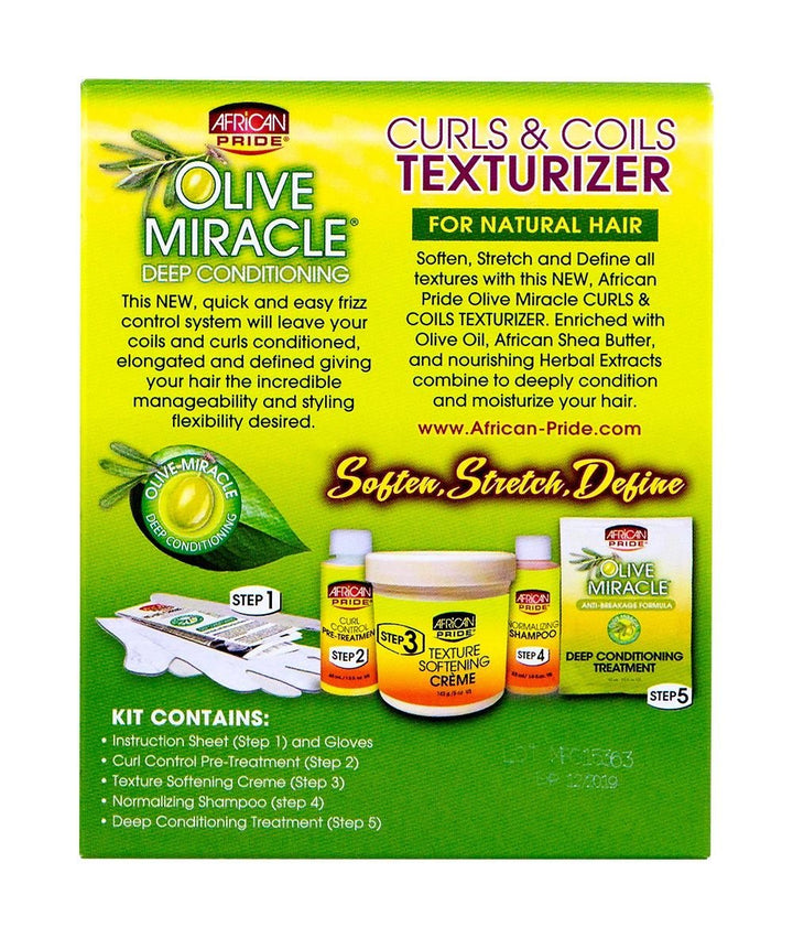 African Pride Olive Miracle Texturizer Kit