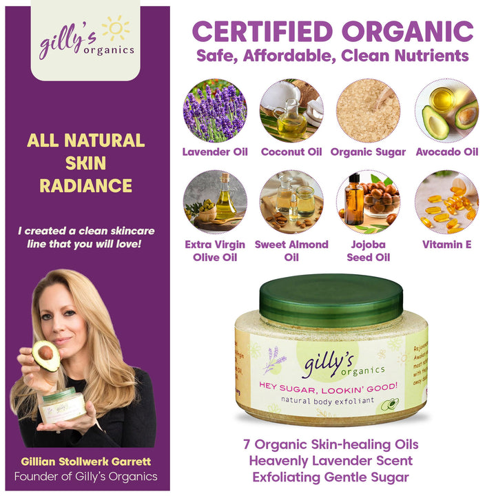 Gilly's Organics Hey Sugar, Lookin' Good! - Body Sugar.