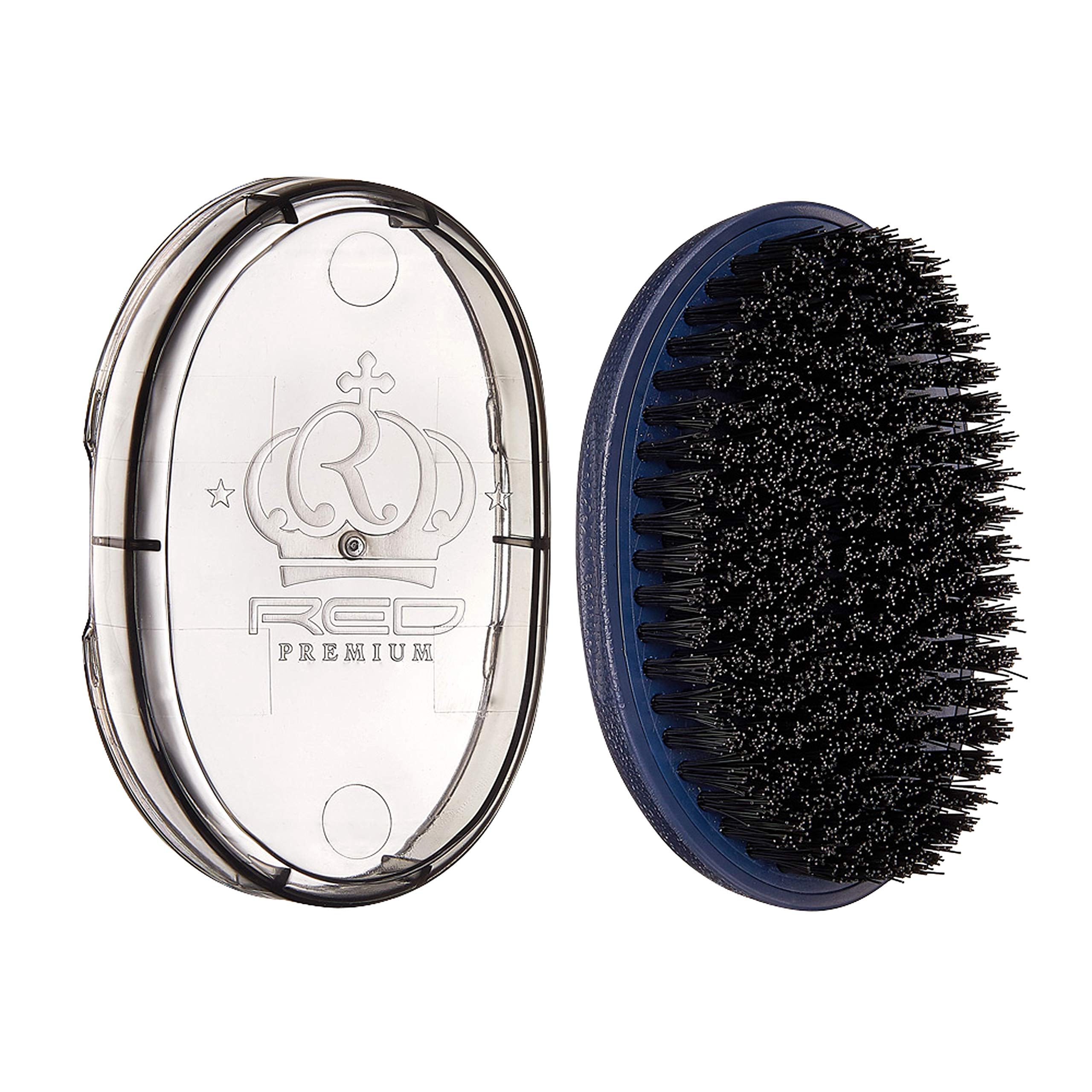 Red by Kiss Premium Pocket Wave Bow Wow Curved Palm Brush Hard Bristles