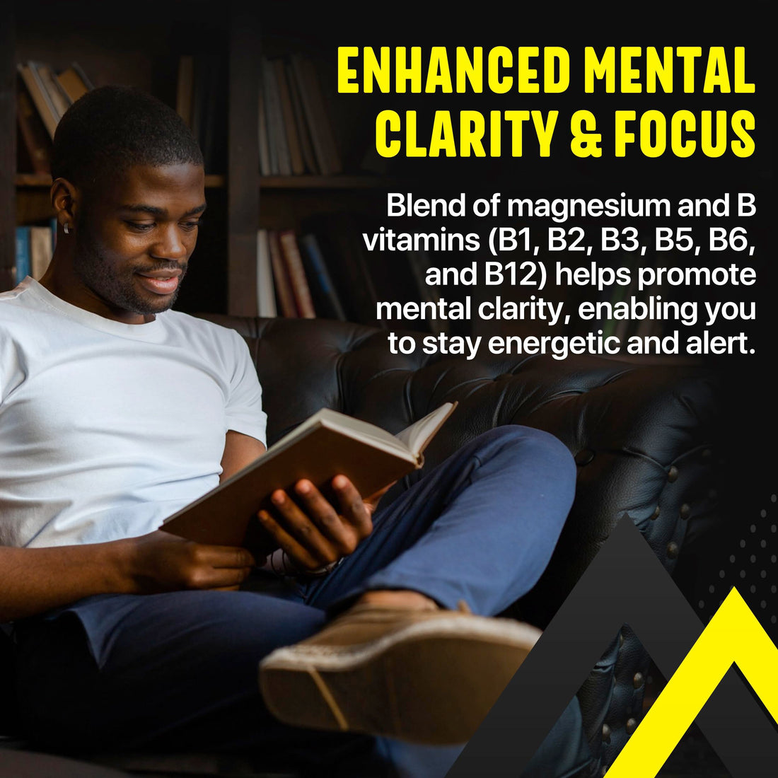 100% Pure Multivitamin for Men - Daily Mens Multivitamins, Multiminerals Supplement for Energy, Focus, Performance, Immune and Male Support - Vitamin A, C, D, E, B12, Calcium, Magnesium, Zinc and More