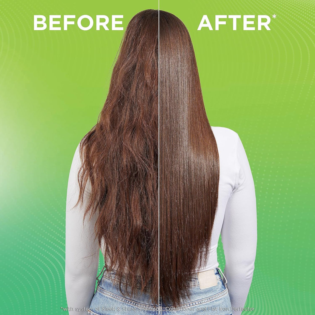 Garnier Fructis Style Sleek & Shine Flat Iron Perfector Straightening Mist 6 oz (Pack of 2)