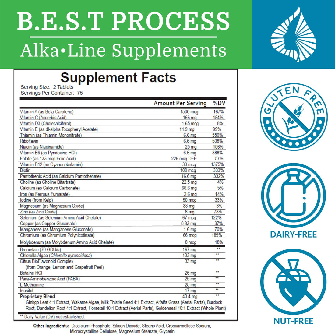 Morter HealthSystem SuperV Best Process AlkaIine — Energizing & Detoxifying Multivitamin — Vitamins & Minerals with Digestive Enzymes, Superfoods and Herbs