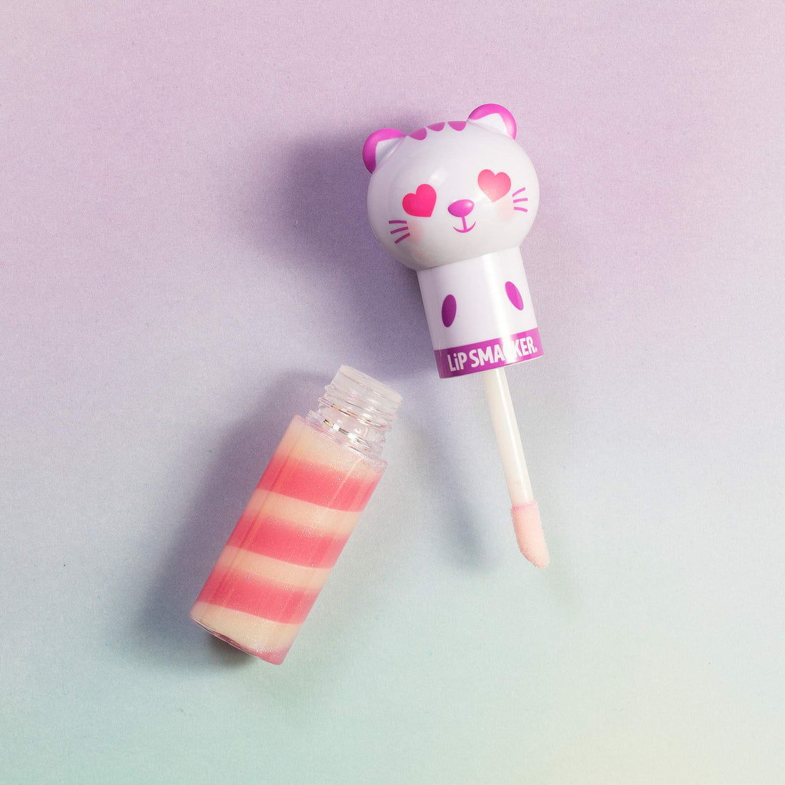 Lip Smacker Lippy pal swirl lip gloss, Kitten - Sweet Kiwi Kitten, 0.14 Ounce