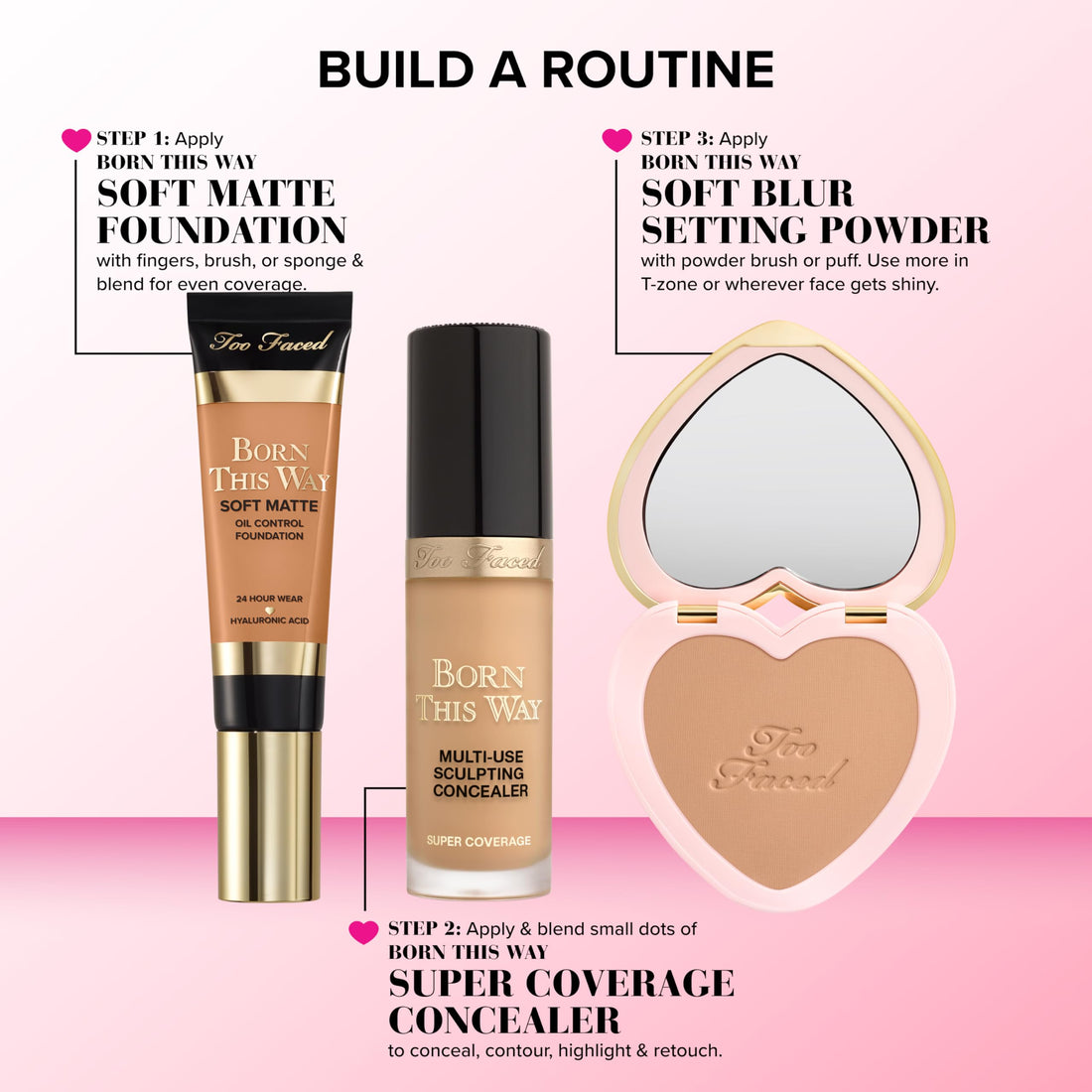 Too Faced Born This Way Soft Blur Flexible Finish Setting Powder | Lightweight, Vegan + Cruelty Free, 0.16 Ounce, Caramel