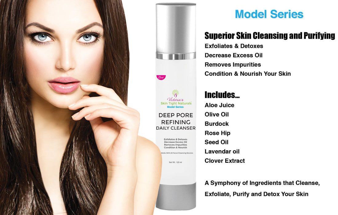 Victoria's Best Deep Cleaning Pore Refining Face Cleanse Anti Aging Skin Care Model Series