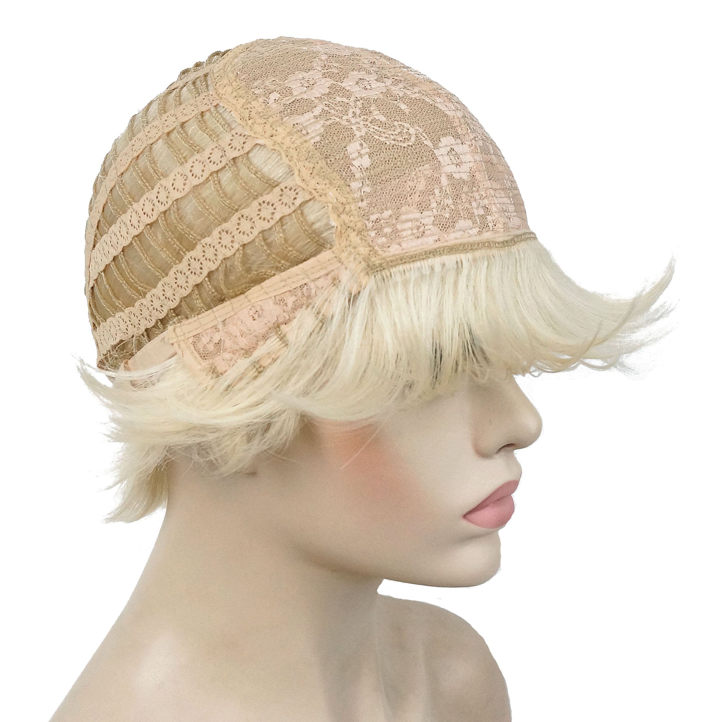 Lydell Very Short Layered Shaggy Full Synthetic Wig #613 Blonde Wigs