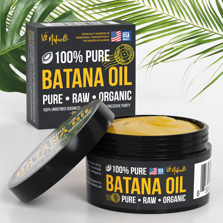 100% Pure Batana Oil from Honduras - Organic Raw Unrefined Hair Growth Oil - Natural Moisturizer for Skin and Hair - Cold Pressed Traditional Honduran Palm Nut Oil - 3 Fl Oz (Pack of 1)
