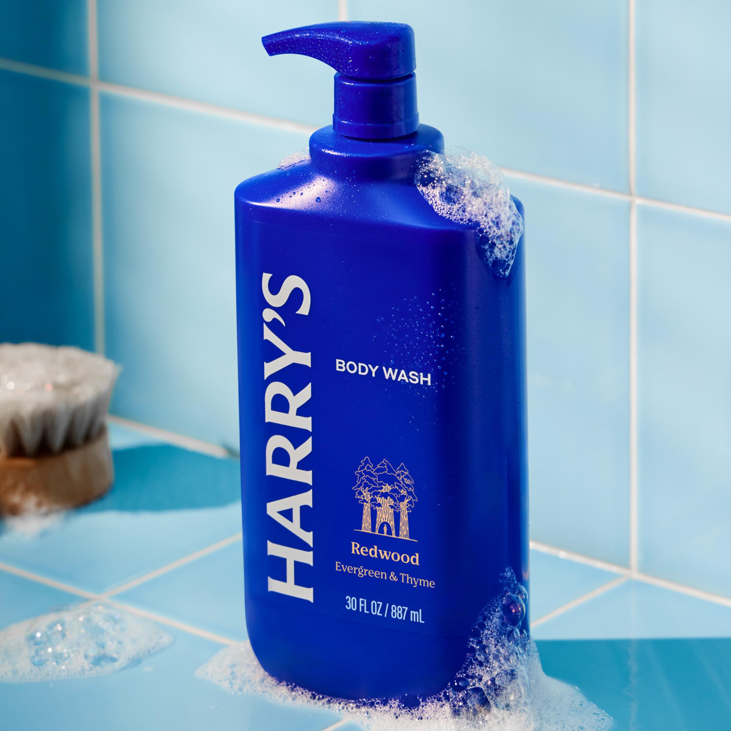 Harry's Men's Body Wash - Redwood - 30 fl oz - Shower Gel for Men - No Parabens, Sulfates, or Dyes