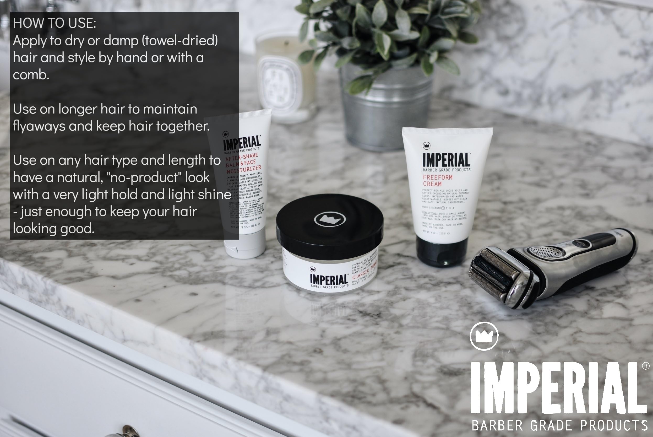 Imperial Barber Freeform Cream, 4 oz.