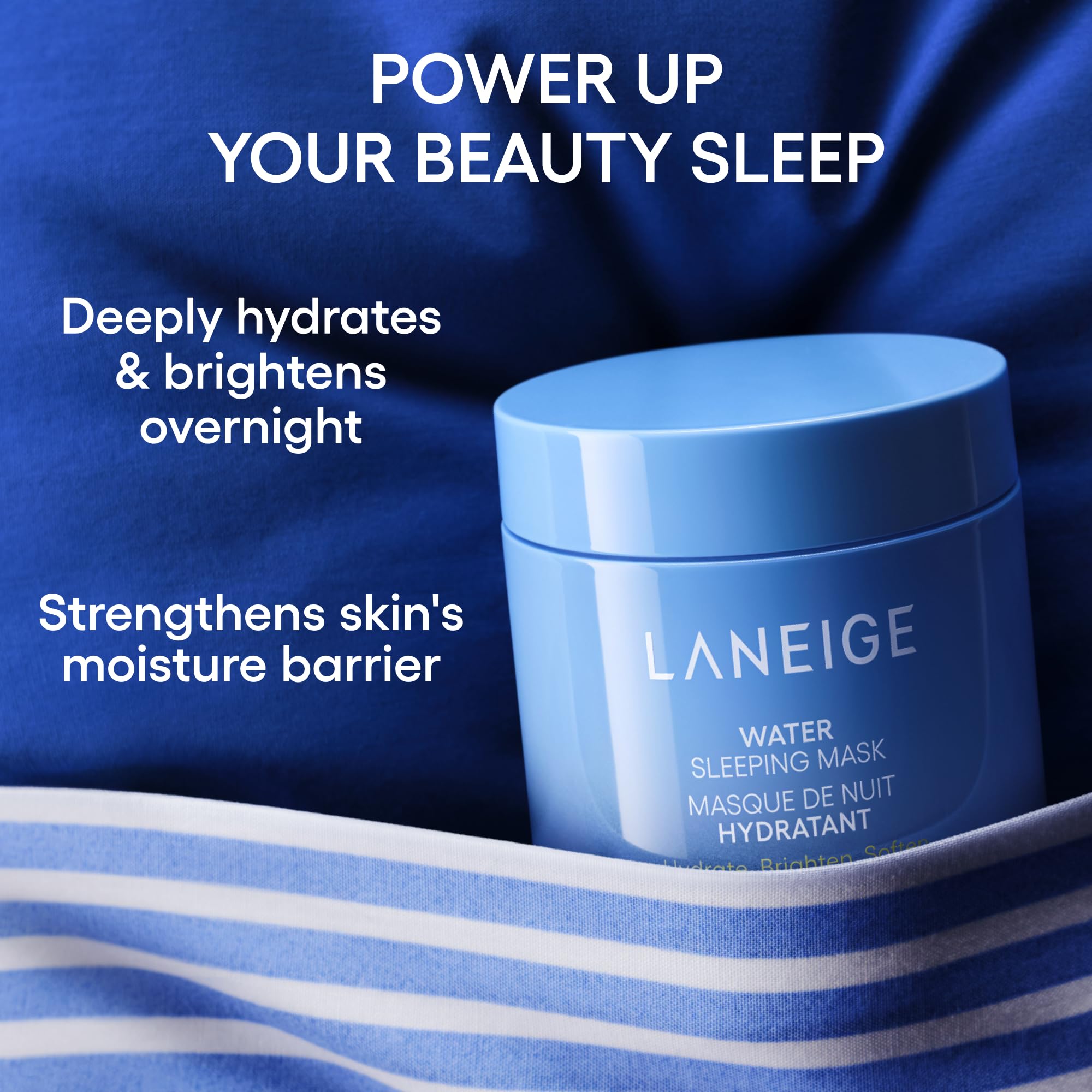 LANEIGE Water Sleeping Mask: Brightening Overnight Korean Sleeping Mask for Deep Hydration
