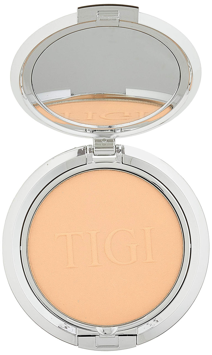 TIGI Cosmetics Powder Foundation, Pure, 0.37 Ounce
