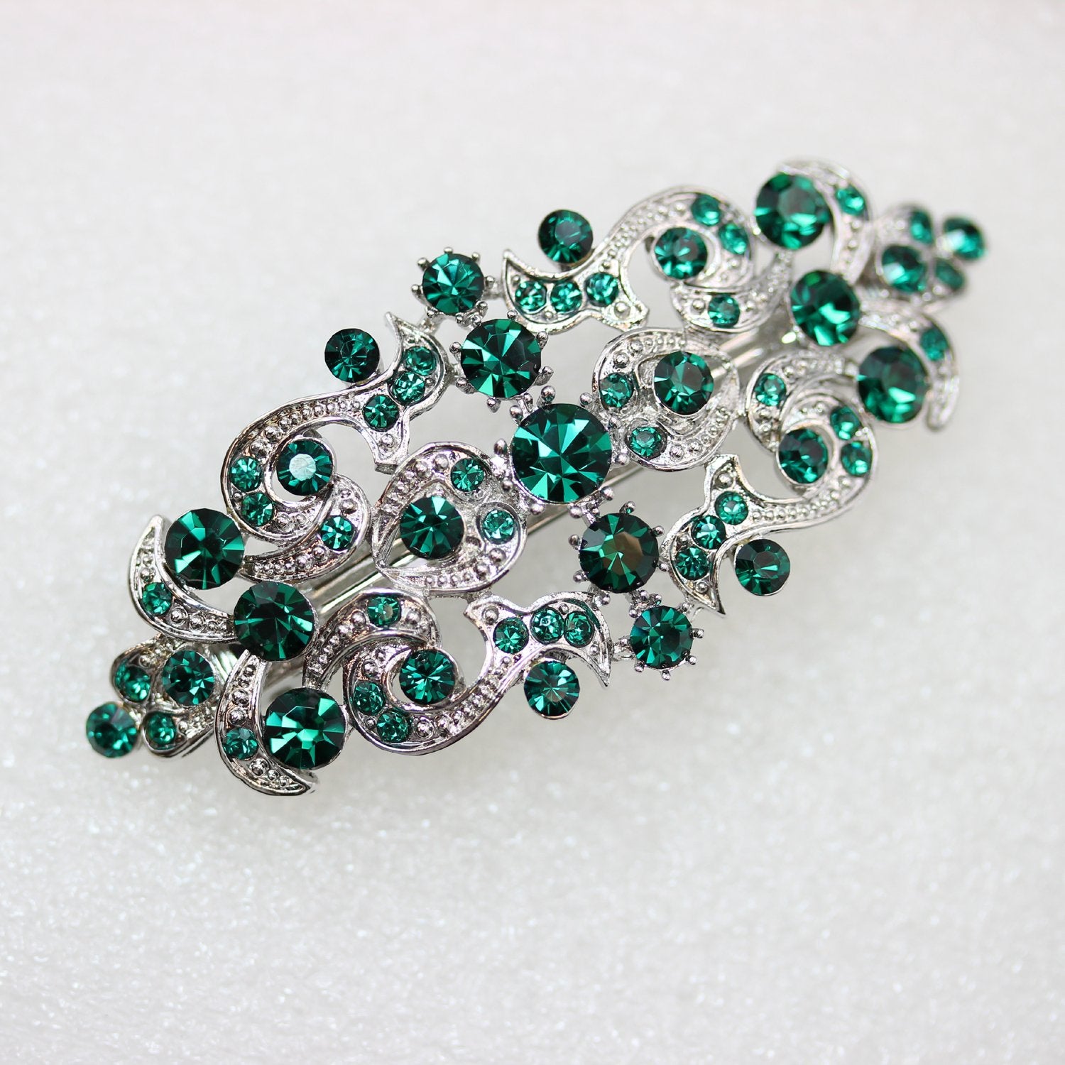 Faship Gorgeous Green Hair Barrette