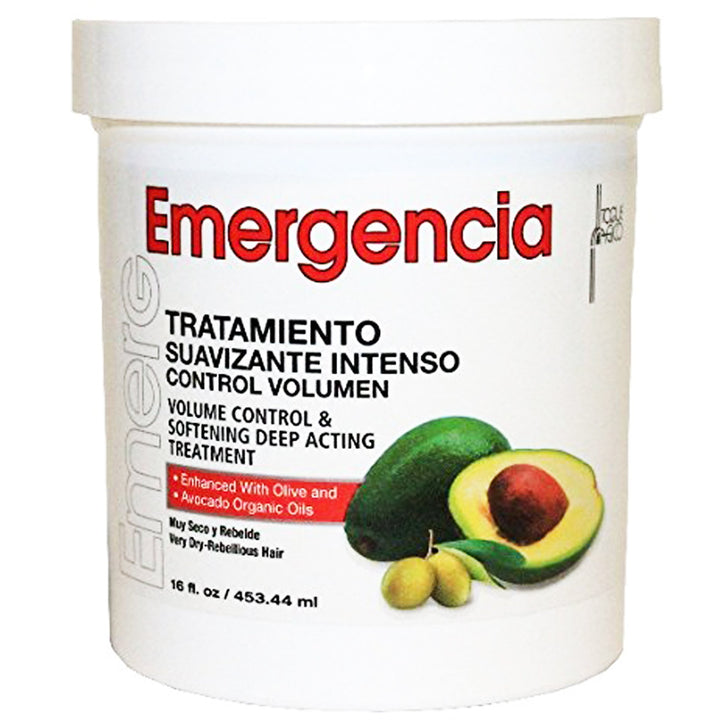 Toque Magico Emergencia Set 4 Pack Avocado Shampoo, Rinse, Treatment, Leave-In
