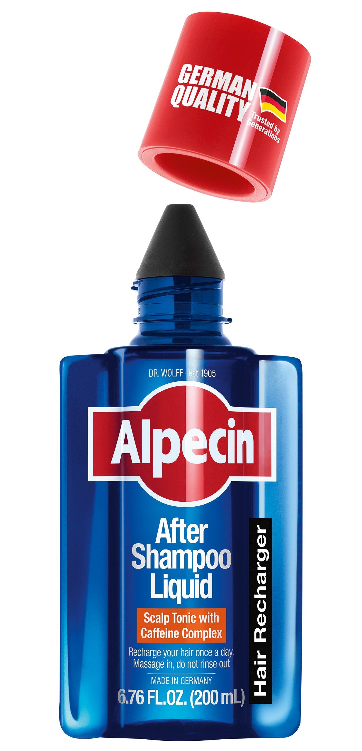 Alpecin C1 Caffeine Shampoo 8.45 fl oz + Alpecin After Shampoo Liquid 6.76 fl oz I Hair Performance Enhancer Promotes Natural Hair Growth and Thickness I Energizes Scalp