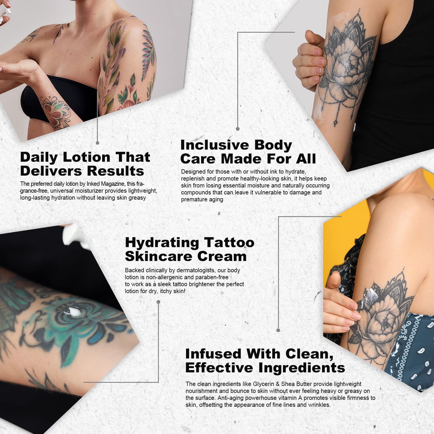 VANERIA Tattoo Lotion Aftercare,Tattoo Moisturizer & Healing Keeps Your Ink Looking Fresh,Tattoo Care Prevents Ink Fading,Non-Greasy,Natural Ingredients,250 Ml/ 8.4 Fl. Oz