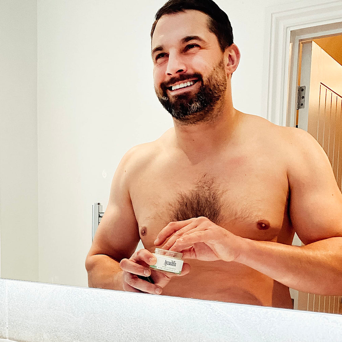 The Natural Deodorant Co, Clean Deodorant Balm For Men 55g, Aluminium Free, Plastic Free, All Day Protection