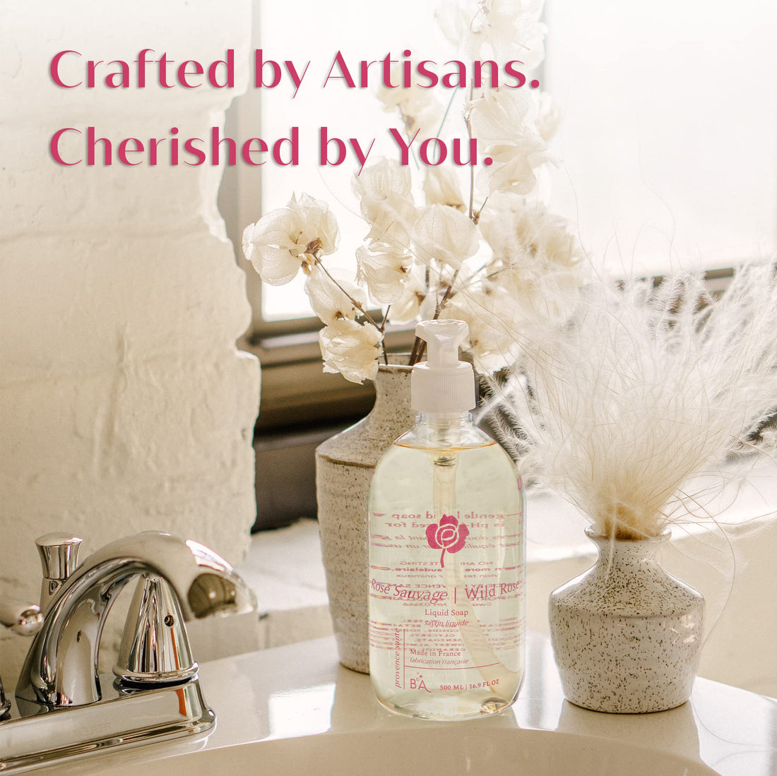 Provence Sante PS Liquid Soap Rose, 16.9-Ounce Bottle