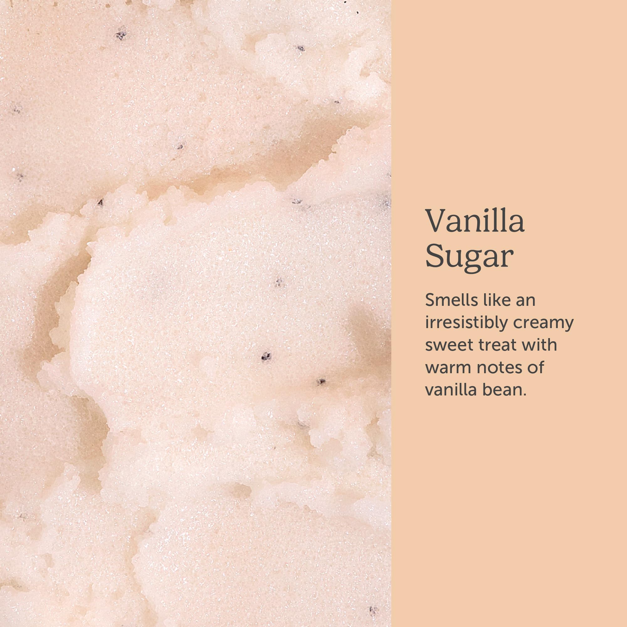 Sugar Scrub, Exfoliating Body Scrub (8 Ounce, Vanilla)