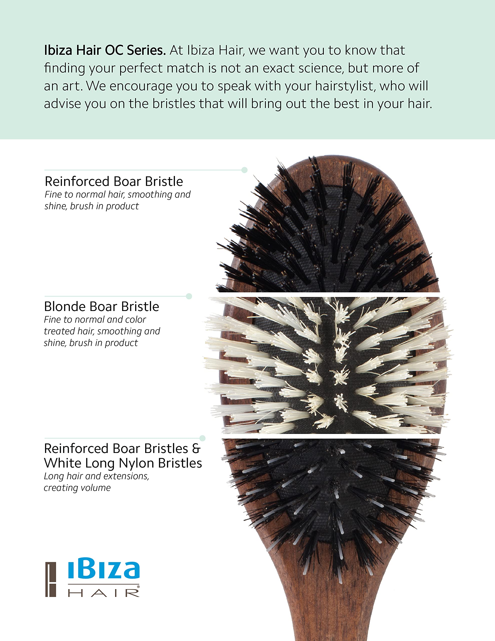Ibiza Hair OC Series Brush, OC4