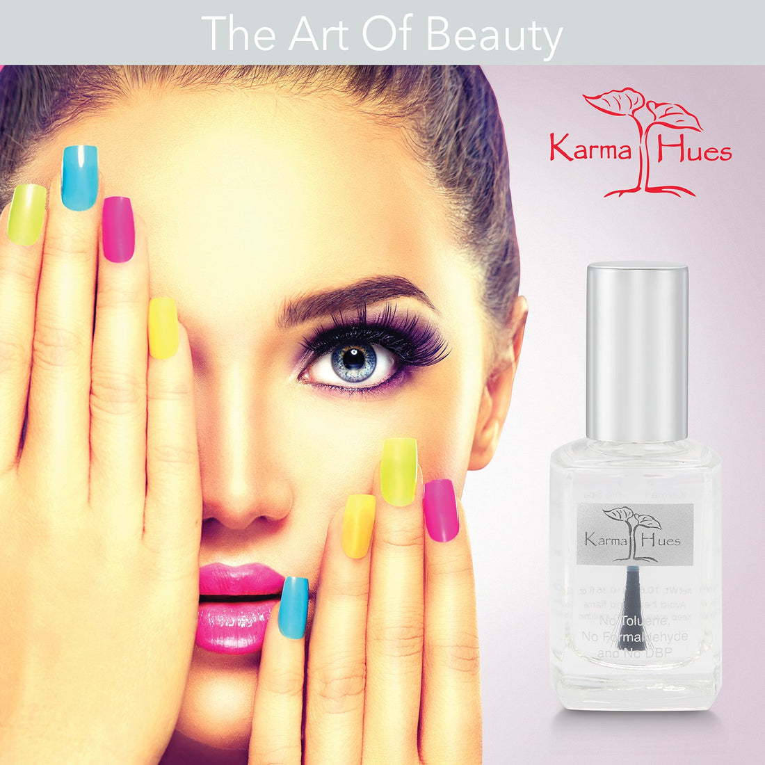 Karma Organic Triple 5 Base Coat; Non-Toxic Nail Treatment Vegan Cruelty-Free