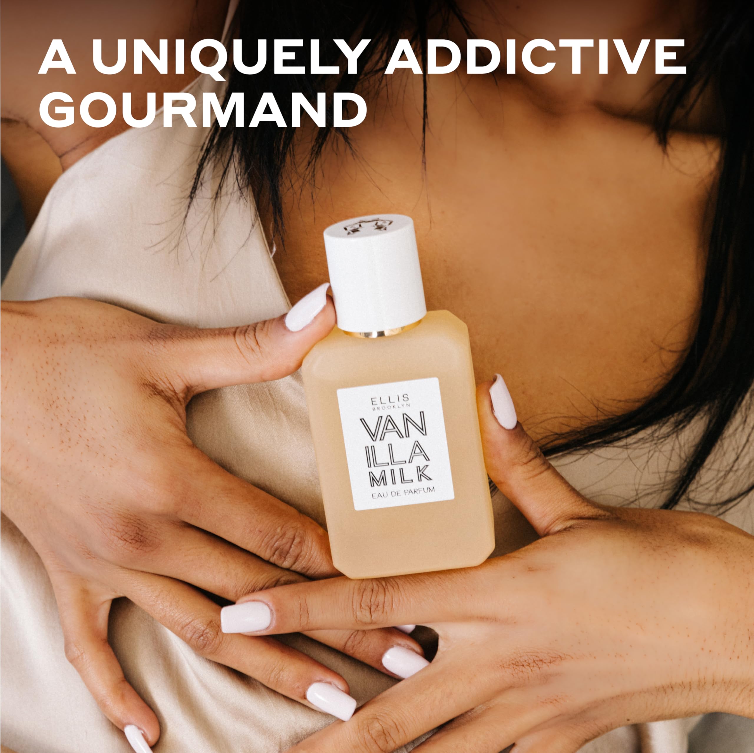 Ellis Brooklyn VANILLA MILK Eau De Parfum - Gourmand Perfume For Women with Creamy Milk, Bourbon Vanilla, & Sandalwood, Vegan Perfume Made In The USA