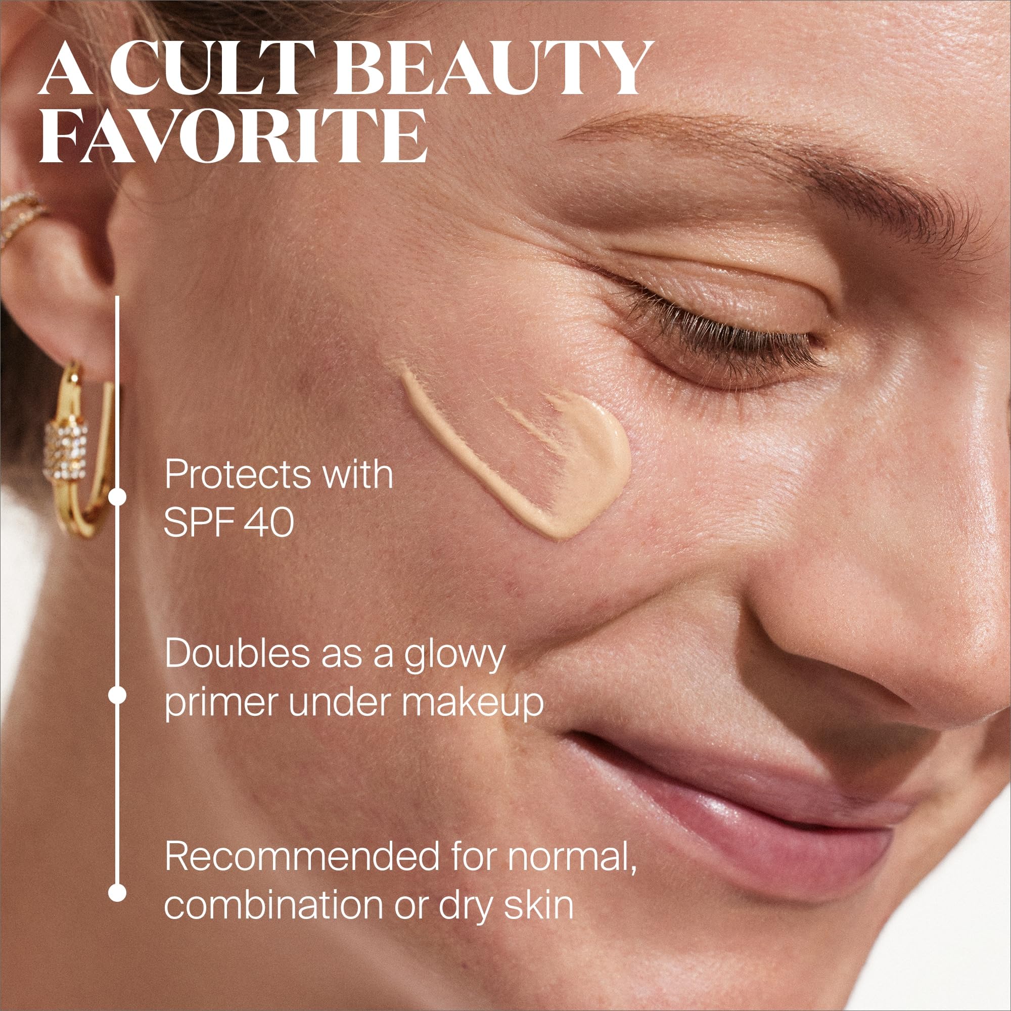 Supergoop! Glowscreen (SPF 40) - 2.5 fl oz - Glowy Primer + Broad Spectrum Tinted Sunscreen - Helps Filter Blue Light - Hydration - Hyaluronic Acid & Vitamin B5