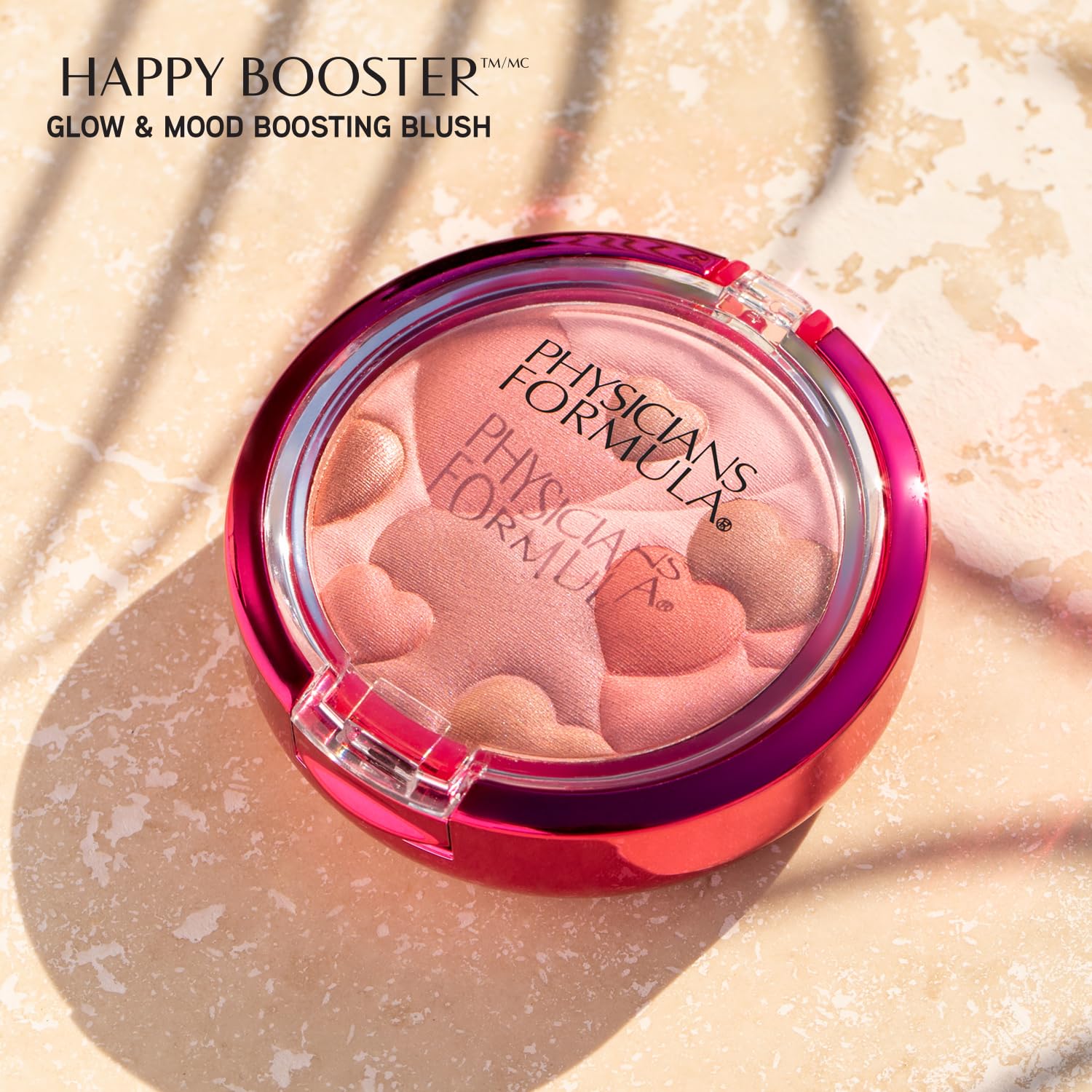 Physicians Formula Happy Booster Heart Glow & Mood Boosting Blush, Natural, Dermatologist Tested