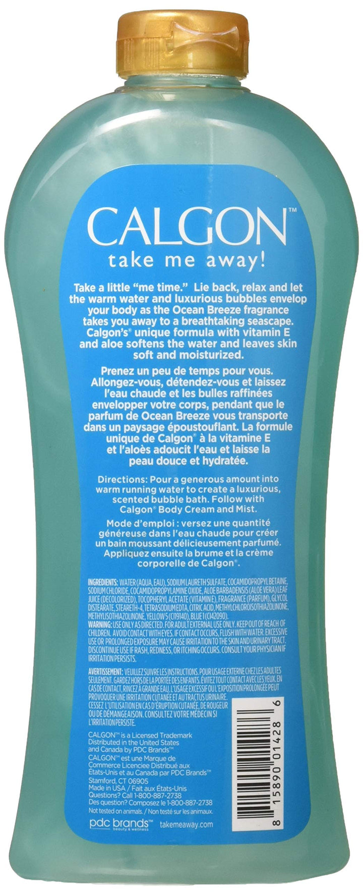 Calgon Bubble Bath Ocean Size 30z Calgon Bubble Bath Ocean Breeze 30z