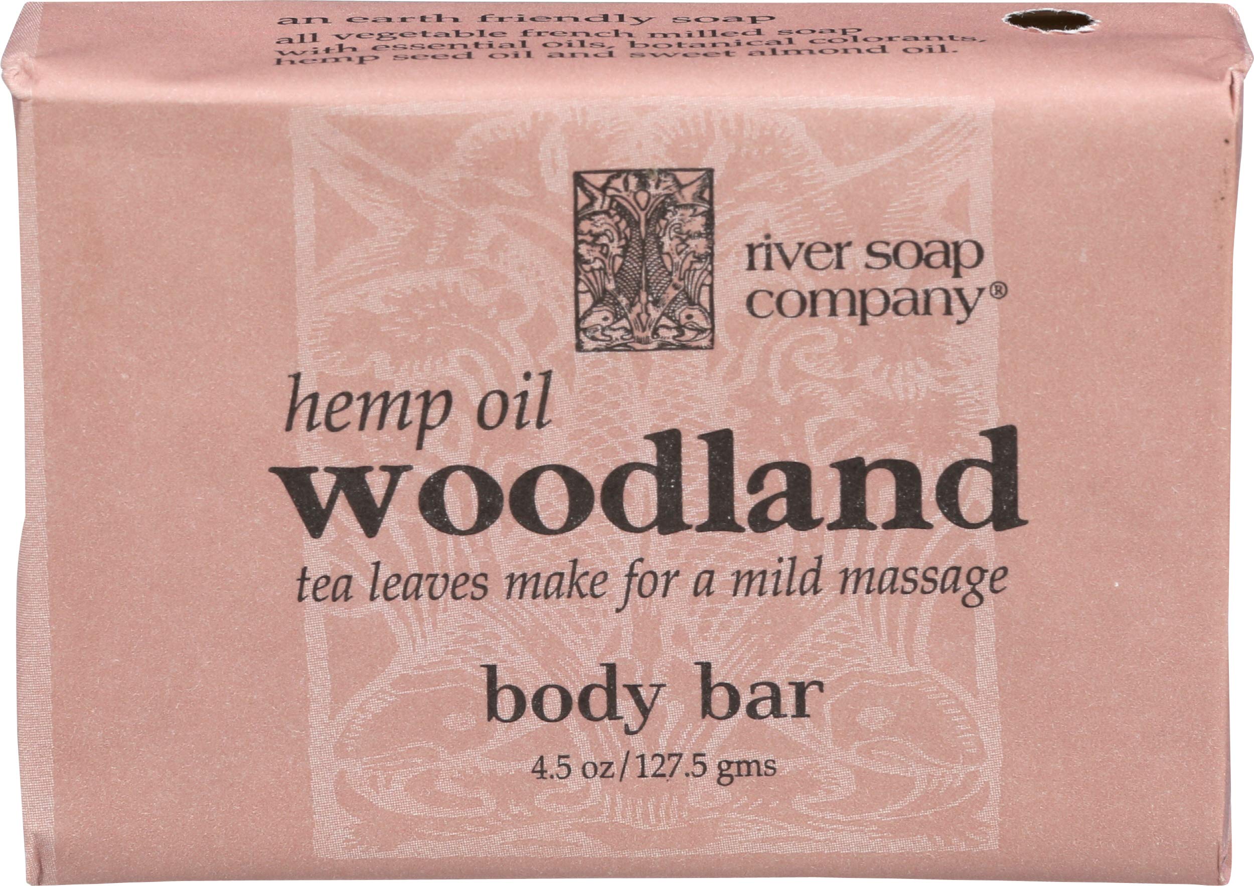 River Soap Company - Bar Soap Woodland with Hemp Seed Oil - 4.5 oz. by River Soap Company