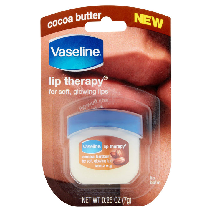 Vaseline Lip Therapy Cocoa Butter.25 Oz (Pack Of 6), White