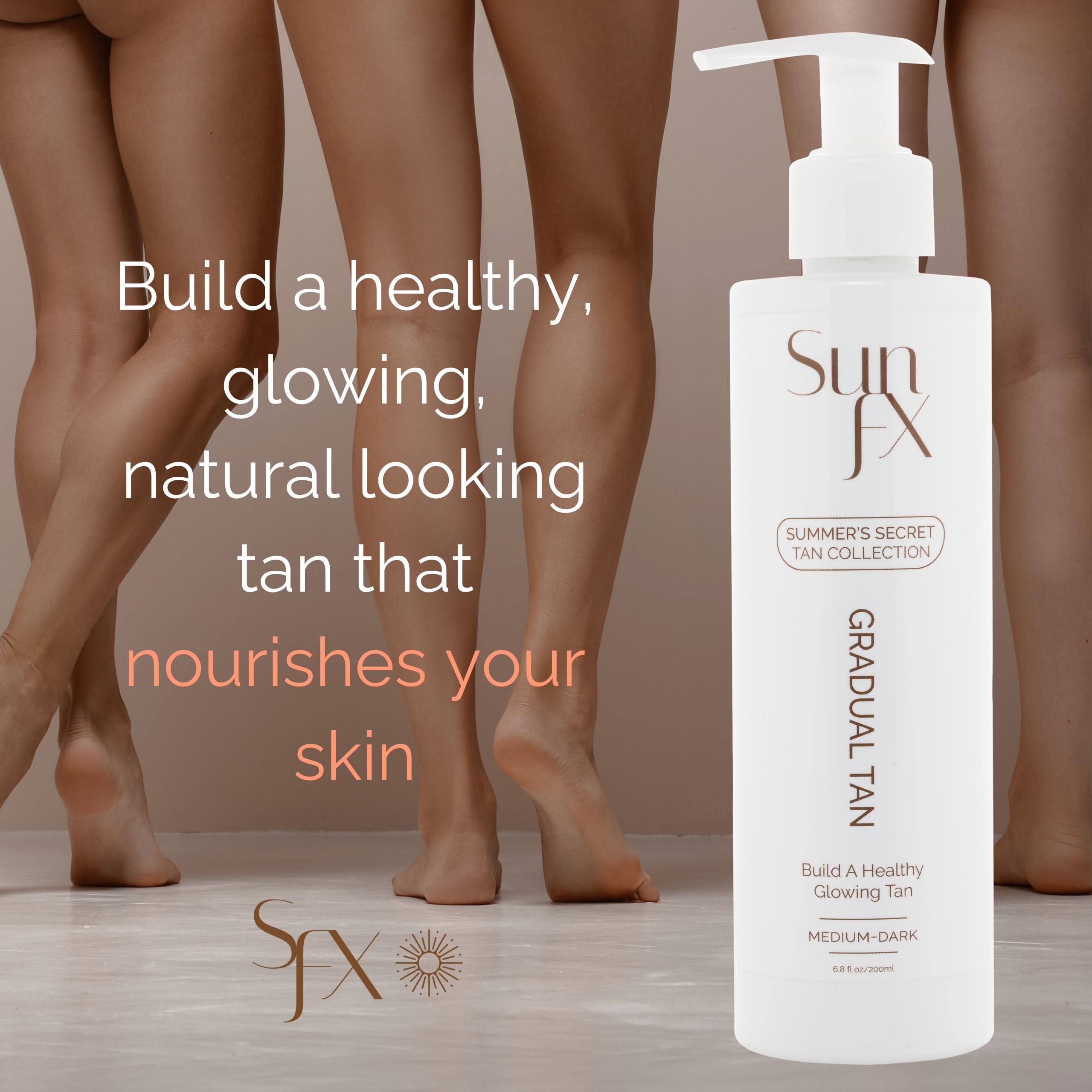 SunFX Summer's Secret self Tanning Lotion NEW AND IMPROVED