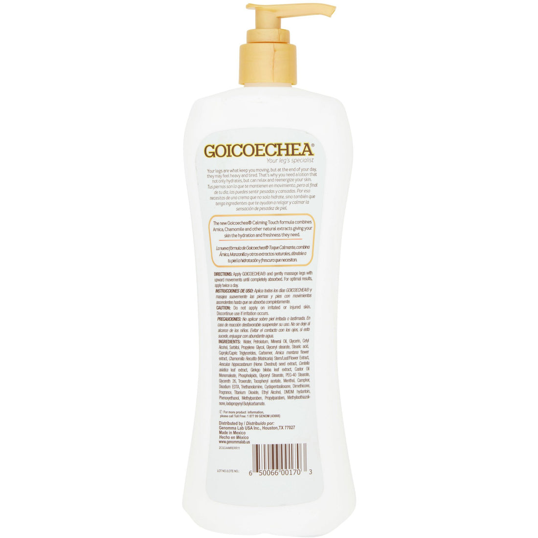 Goicoechea Arnica Body Lotion (pack of 2) 13.5fl oz each.