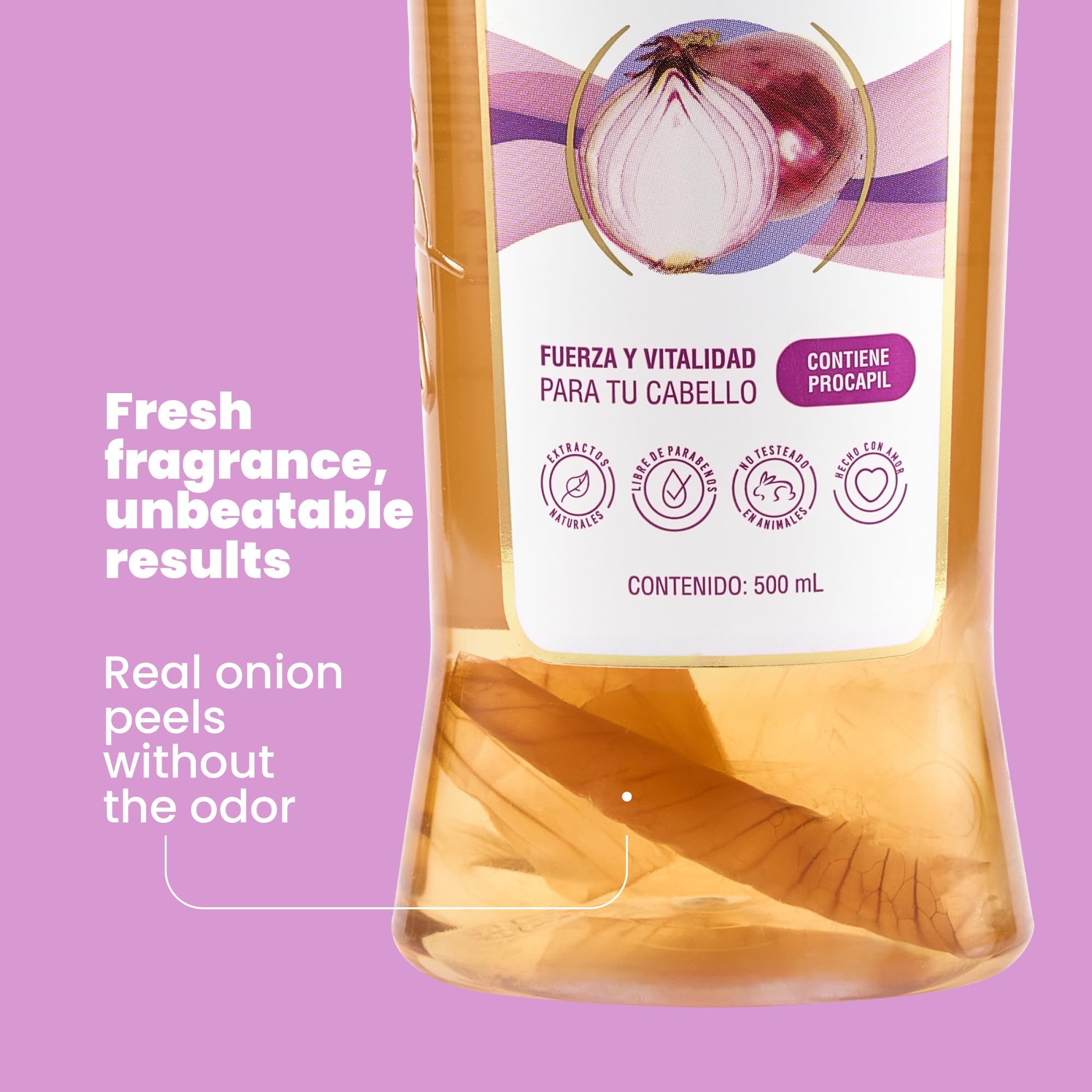 Anyeluz Onion Shampoo and Conditioner Set – Enriched with Onion Extract and Biotin, Cleanses and Reduces Oiliness, Strengthens and Revitalizes, Suitable for All Hair Types